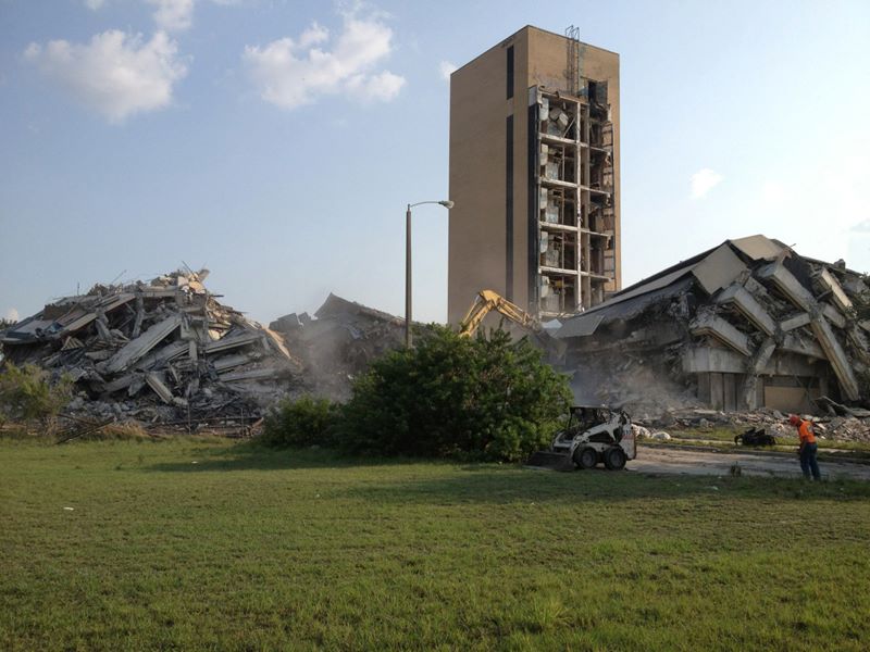 Photo Credit: Bluestreak, 2012 - The building was demolished in May to make room for a new apartment complex.