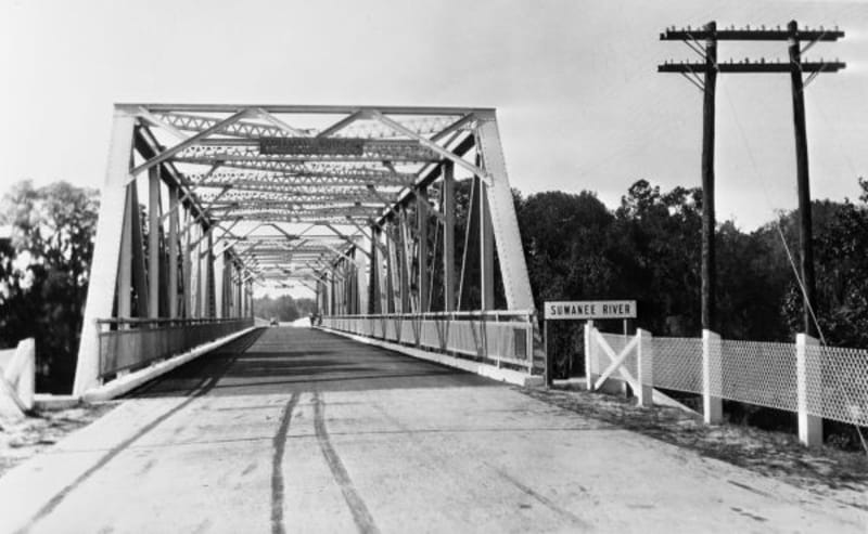Hillman Bridge, 1927. State Archives of Florida, Florida Memory