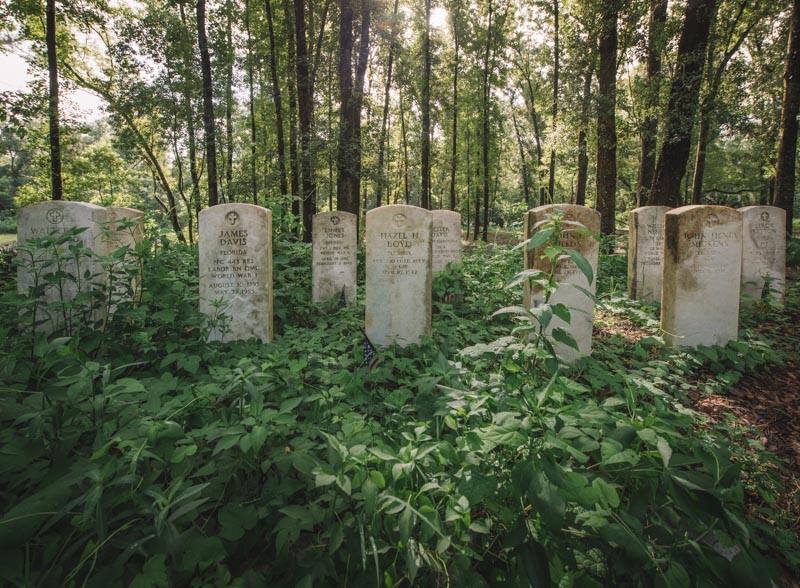 Moncrief Road Cemeteries | Photo © 2019 Bullet, www.abandonedfl.com