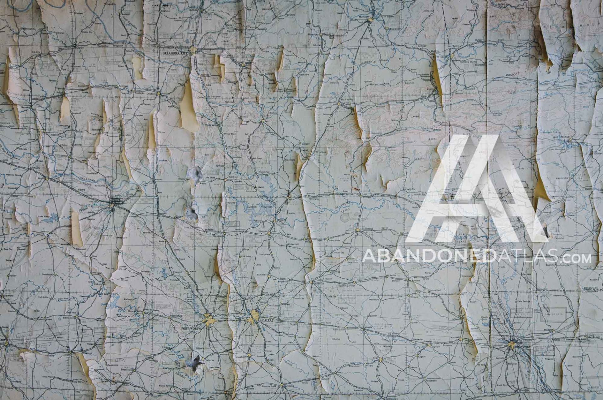 Abandoned Atlas Map