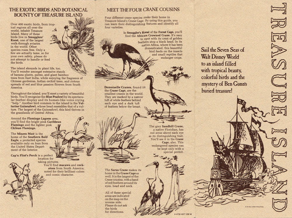 1977 Treasure Island brochure