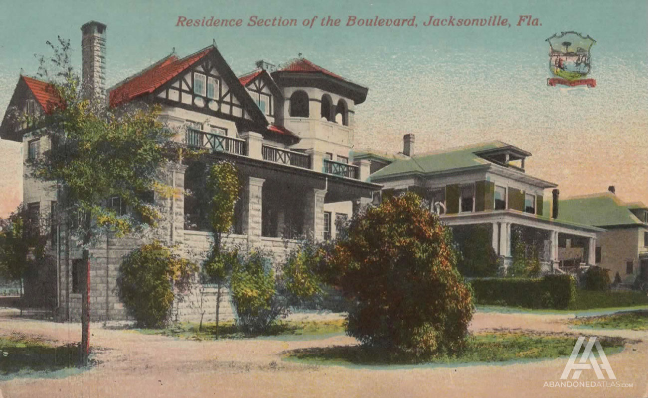 Drew Mansion Jacksonville Postcard